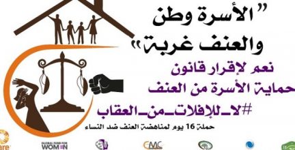 ” بلبورد” حملة 16 يوم انشطة لمناهضة العنف ضد النساء 2019